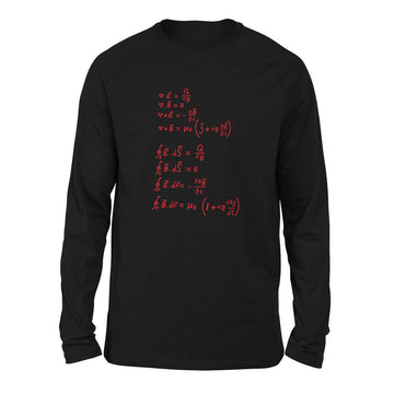 Physics Formula Men/Unisex Drop Shoulder Sweatshirt in Black color